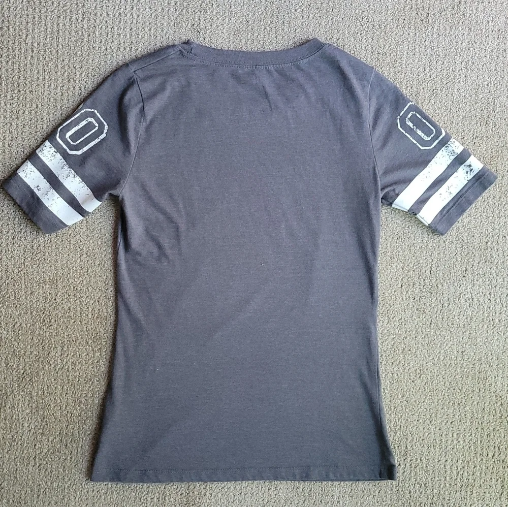 Disney Nightmare Before Christmas Jack Short Sleeve Grey Graphic Tee Shirt - Picture 7 of 12